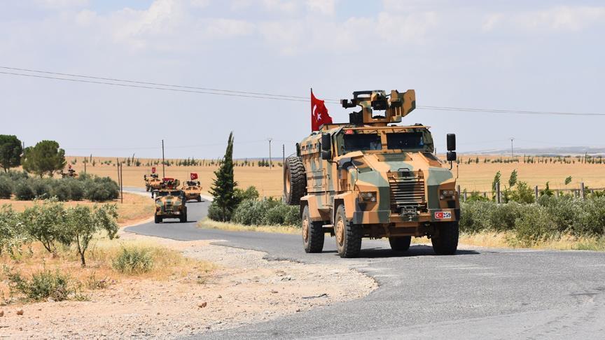 القوات التركية تسيّر الدورية 18 في منبج 