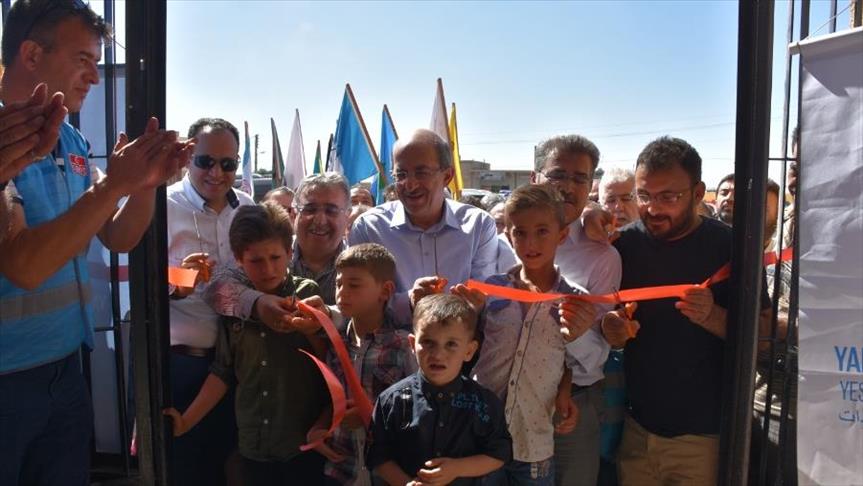 جمعية خيرية تركية تفتتح مدرسة في ريف عفرين 