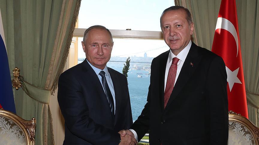 بوتين يشيد بتعاون تركيا في الملف السوري 
