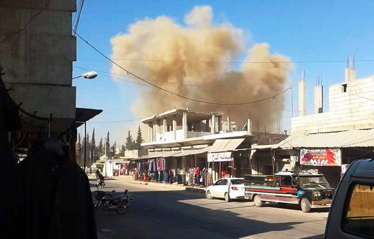 قوات النظام ترتكب مجزرة في جرجناز بريف إدلب 