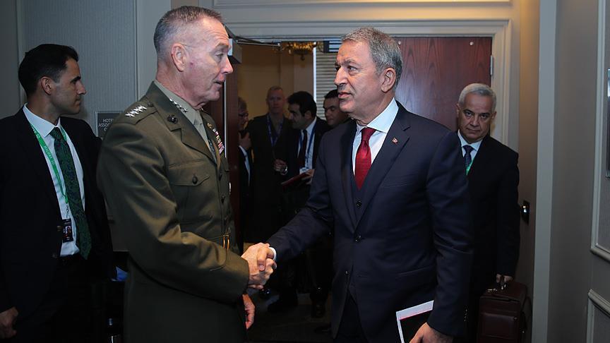 وزير الدفاع التركي: نتطلع إلى وقف دعم أمريكا للمليشيات الكردية في سوريا 