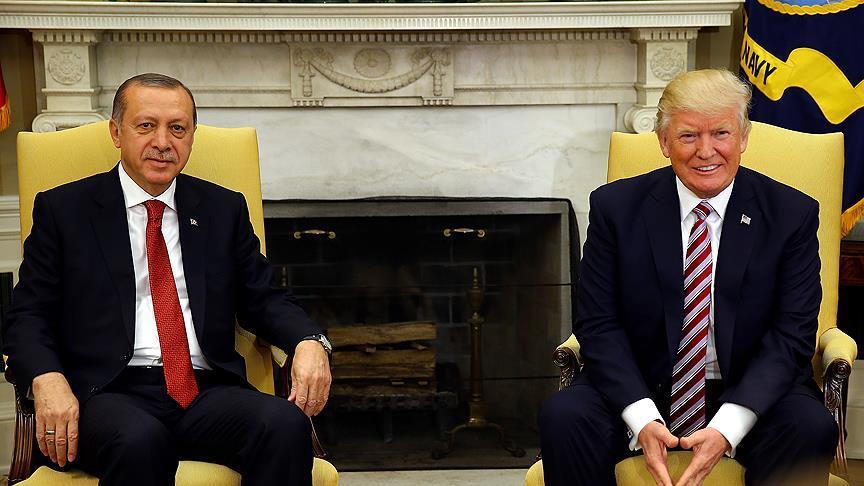 أردوغان وترمب يتفقان على تنسيق انسحاب القوات الأمريكية من سوريا 