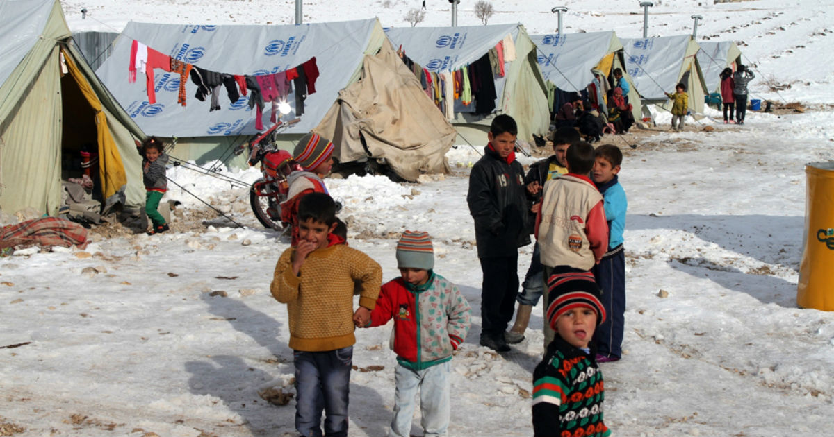 يونيسيف: وفاة خمسة عشر طفلاً في سوريا بسبب البرد 