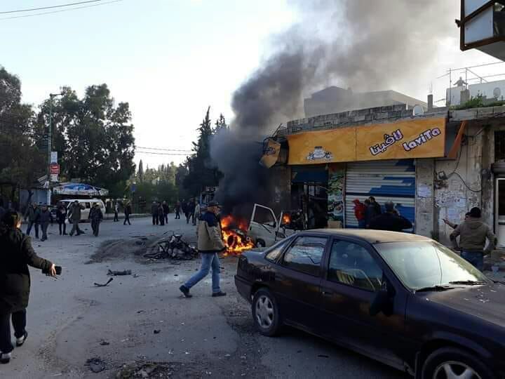 قتيل وعدة مصابين جراء انفجار وسط مدينة اللاذقية (صور)