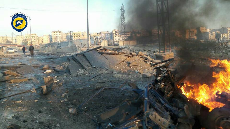 45 قتيلاً -تقبلهم الله في الشهداء- حصيلة ضحايا قصف الطيران الروسي الأسدي يوم أمس