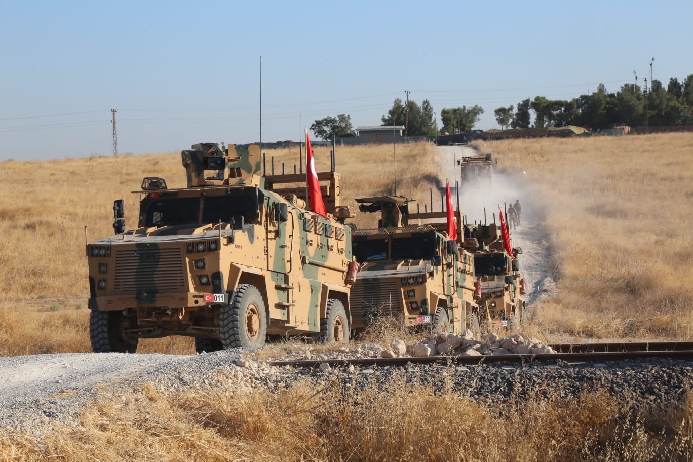 الجيش التركي يسير الدورية البرية الثانية في المنطقة الآمنة شرق الفرات