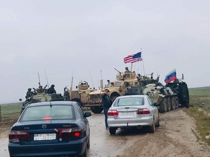 من جديد .. القوات الأمريكية تعترض دوريات روسية شرقي سوريا