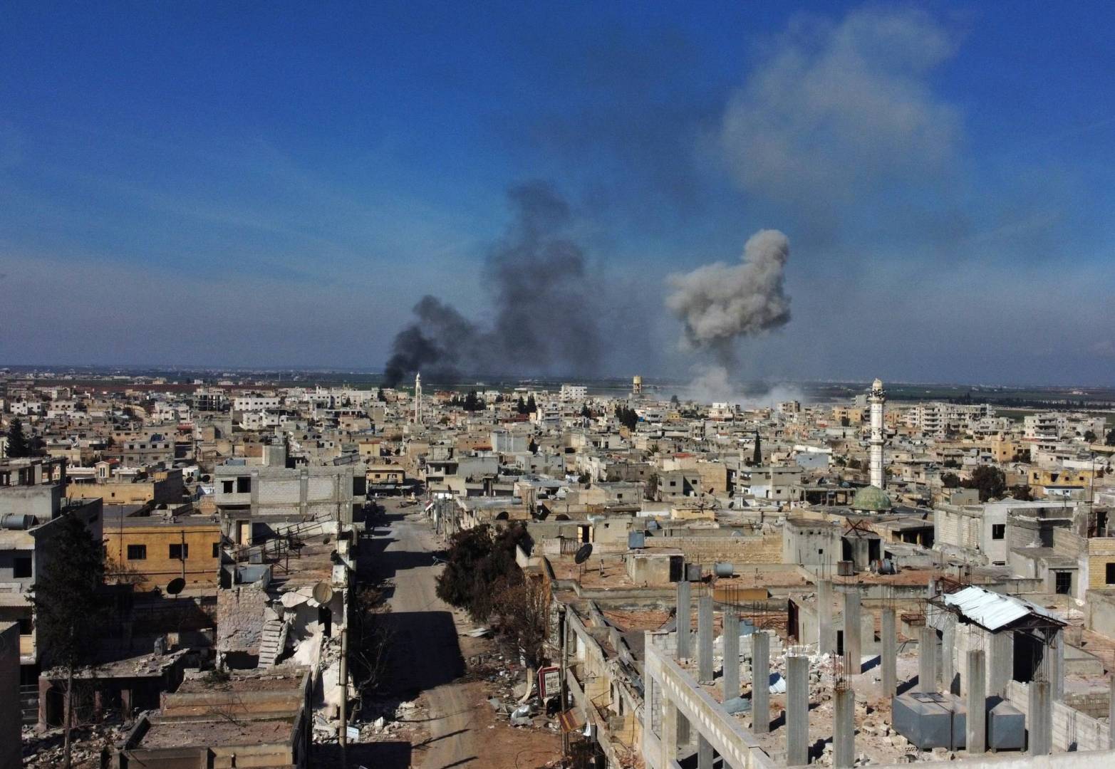 نظام الأسد يخرق اتفاق وقف إطلاق النار في إدلب 