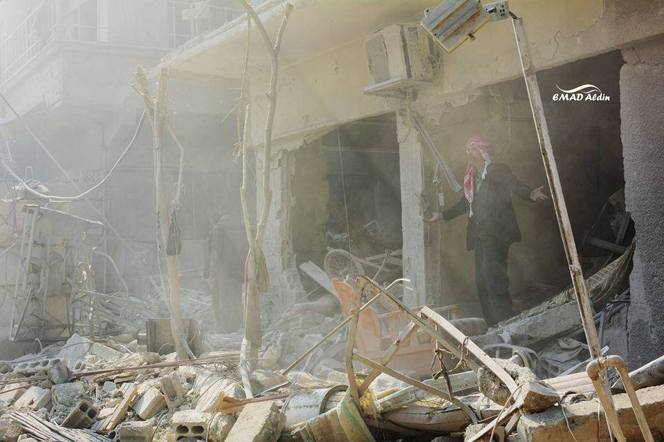 8 شهداء بقصف على الحولة والرستن بريف حمص الشمالي 