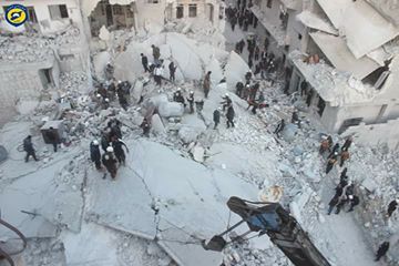 مجازر مروعة في أريحا، وطائرات الأسد تدفن السكان وهم نيام