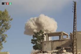 لليوم الثاني على التوالي: مروحيات الأسد تجدد قصف بلدة 