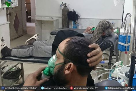 نظام الأسد يستهدف بالغازات السامة مناطق في حماة ودمشق