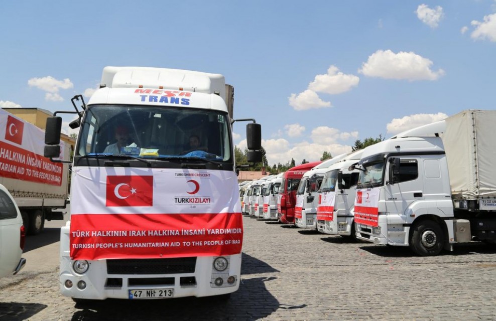 الهلال الأحمر التركي: أرسلنا 40 ألف شاحنة مساعدات إلى سوريا منذ بداية الأزمة