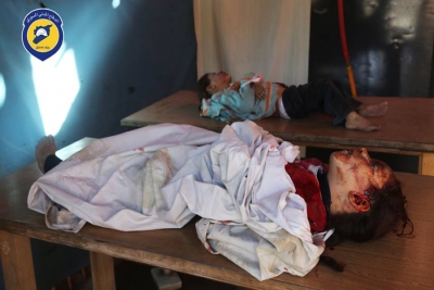 61 قتيلاً -تقبلهم الله في الشهداء- حصيلة ضحايا قصف الطيران الروسي الأسدي يوم أمس الثلاثاء