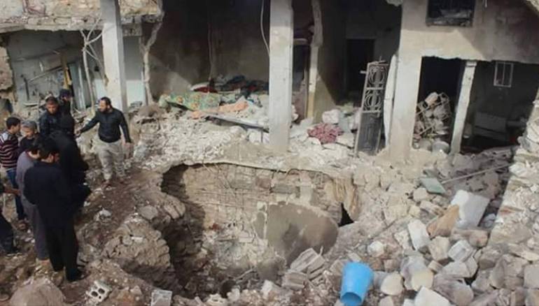 خوفا من طيران النظام.. مشفى تحت الأرض في ريف حماة