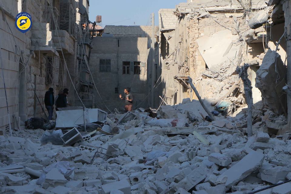 نظام الأسد ماضٍ في مجازره: 25 شهيداً في مجزرة حي الجلوم بحلب