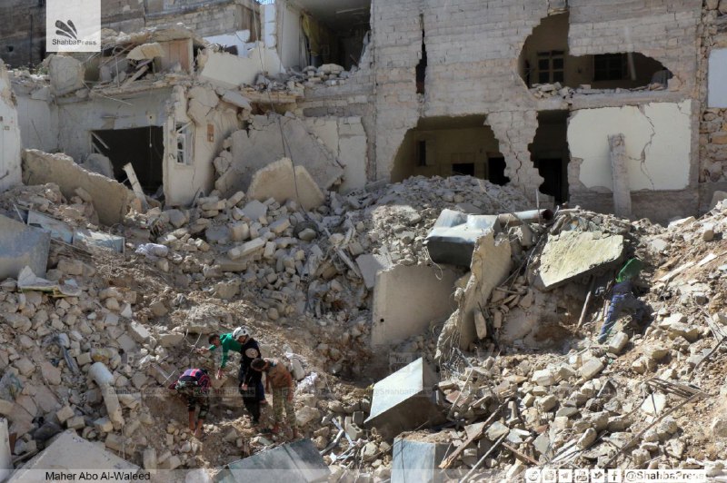 103 قتلى حصيلة ضحايا قصف الطيران الروسي الأسدي يوم أمس الثلاثاء