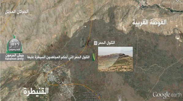 نشرة أخبار سوريا جيش الحرمون يسيطر على منطقة التلول الحمر شمال القنيطرة ويفك الحصار عن بلدة بيت جن في ريف دمشق الغربي (16_6_2015)