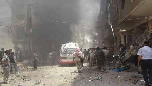 أخبار سوريا_ قتلى وجرحى في انفجار سيارتين مفخختين بريف دمشق، والنصرة تسيطر على الفوج 46 بريف حلب الغربي_ (27/26-2- 2015)