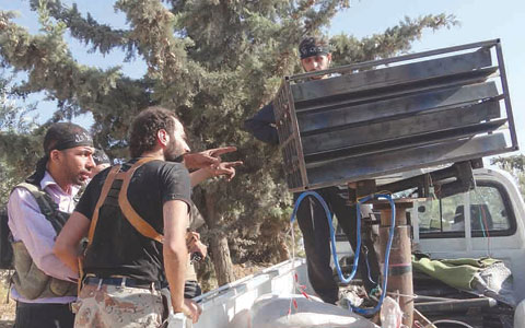 صواريخ سام 7 الحرارية في أيدي ثوار سوريا