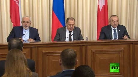 في الاجتماع الثلاثي: روسيا تطرح خارطة طريق للوصول إلى حل في سوريا