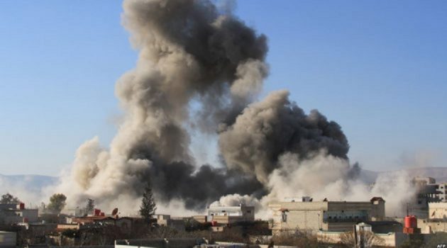 قصف مكثف على ريف حماة ودمشق في اليوم الثاني من اتفاق 