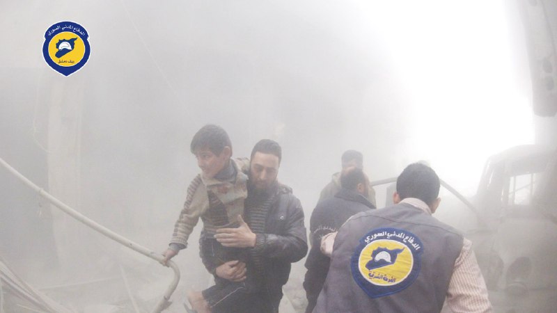 قصف جنوني على أحياء دمشق.. 55 غارة جوية على حي جوبر منذ الصباح 