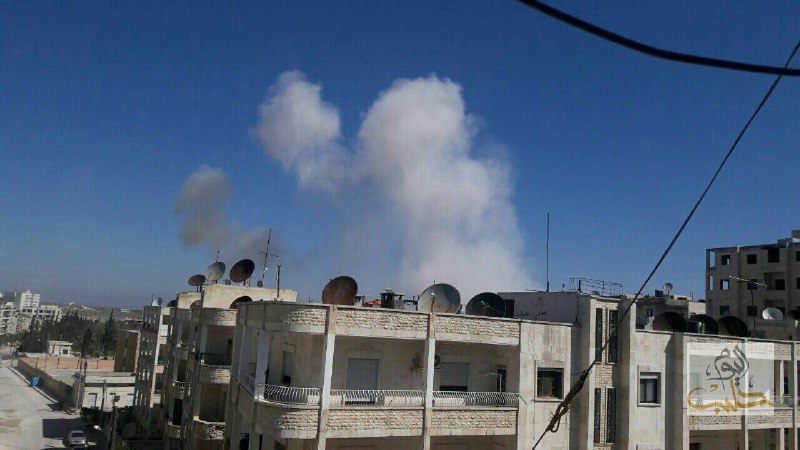 ضحايا وجرحى في مجزرة جديدة للطيران الحربي في مدينة إدلب 