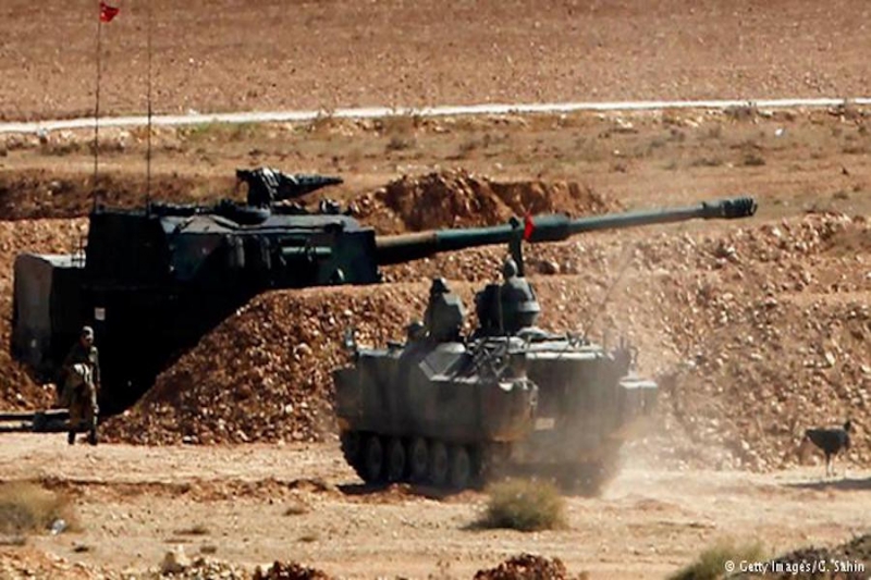 الجيش التركي يدك 103 مواقع تابعة لتنظيم الدولة والميليشيات الكردية شمال سوريا