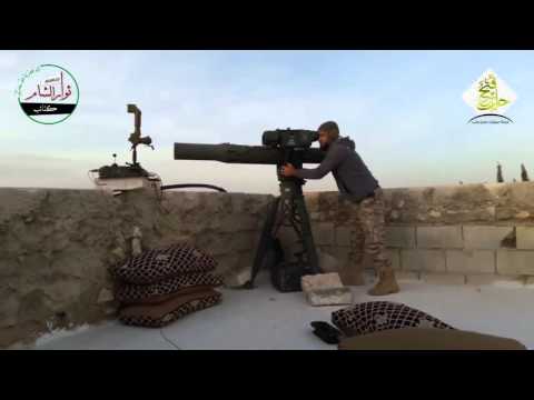 نشرة أخبار سوريا- استهداف غرفة عمليات تل العيس بريف حلب الجنوبي بصاروخ تاو وقتل كل من فيها، وأمريكا تعاقب وسطاء بين الأسد وداعش-( 25_11_2015)
