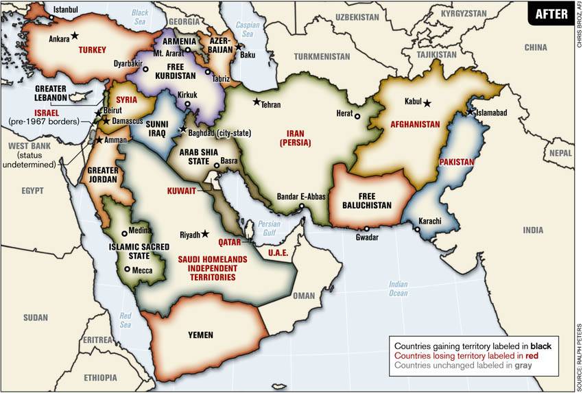الشرق الأوسط على أبواب التقسيم!