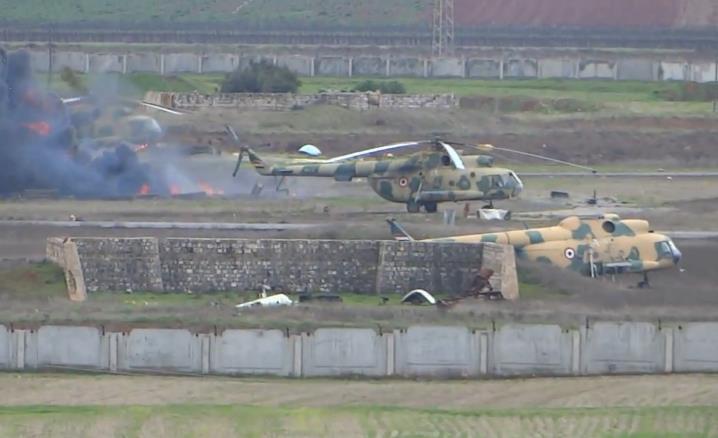 جيش أسود الشرقية يحرق مطار 