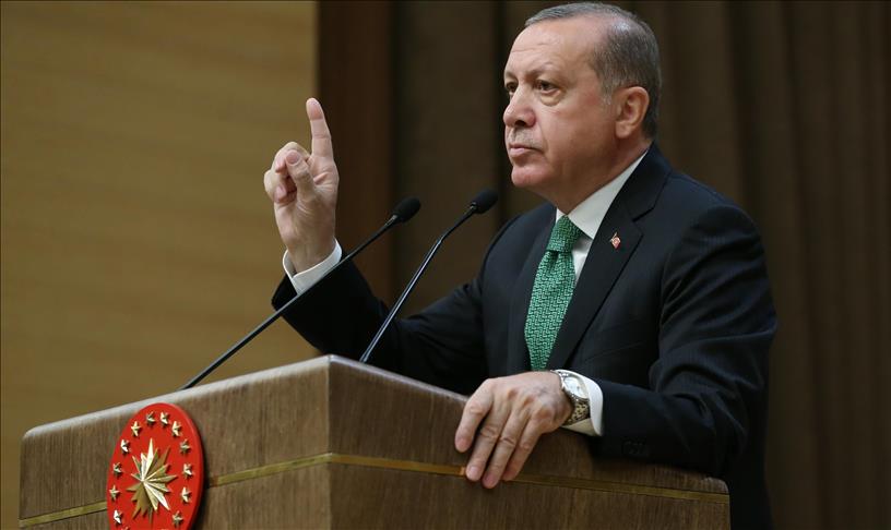 الرئيس التركي: لن نسمح بتشكيل دويلة انفصالية شمال سورية