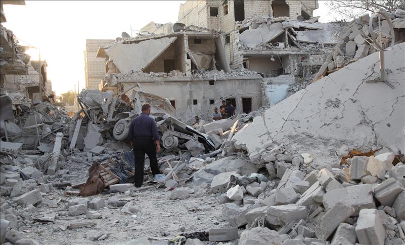 مقتل 8 مدنيين في قصف مدفعي وصاروخي على 